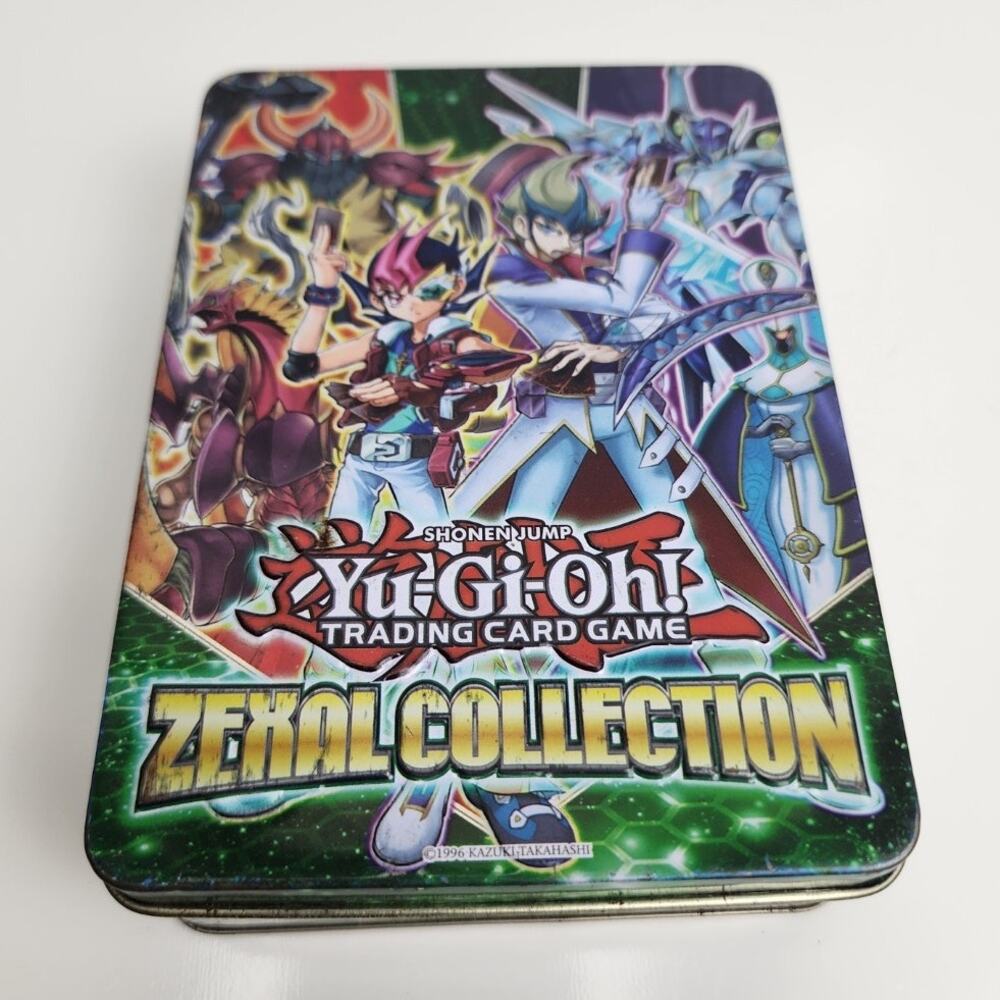 YU-GI-OH! 1996 Konami Shonen Jump ZEXAL Collection Storage Empty Tin Box